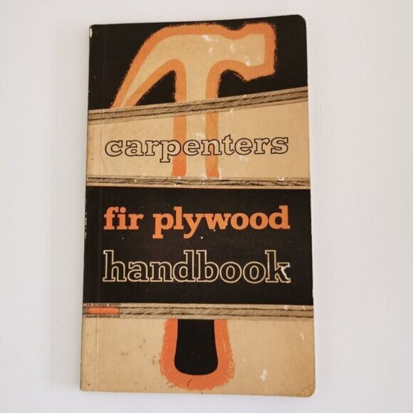 1950s Carpenter Fir Plywood Handbook COVER DAMAGE MidCentury Illustrated Vintage - Picture 4 of 10